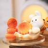 Cute Rabbit Mooncake Figurines Exquisite Micro Landscape Decoration  Mid-autumn Festival