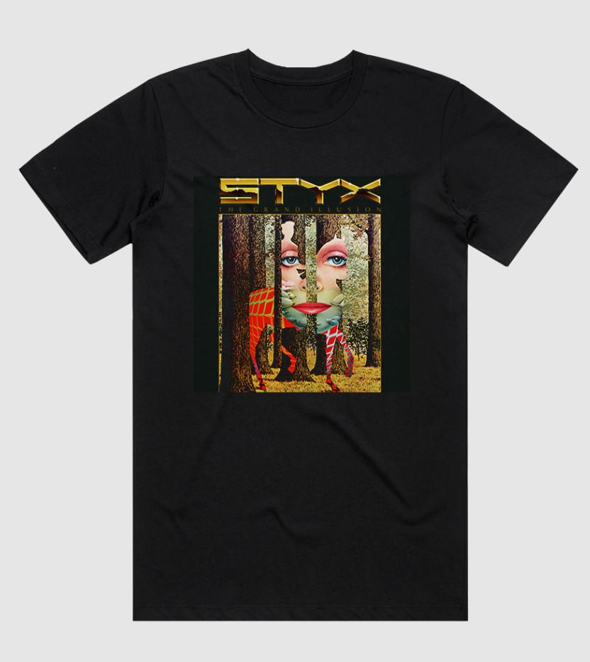 Styx The Grand Illusion Album Cover T-shirt size S-5XL S