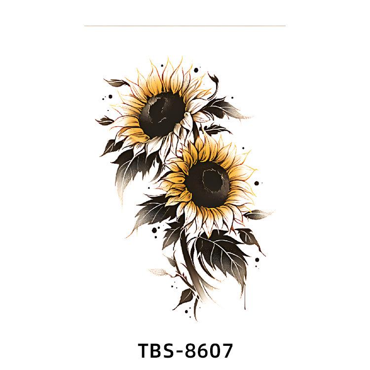 Realistiska Djurtotem Tatuering Klistermärken: Drake, Fenix, Tiger, Varg