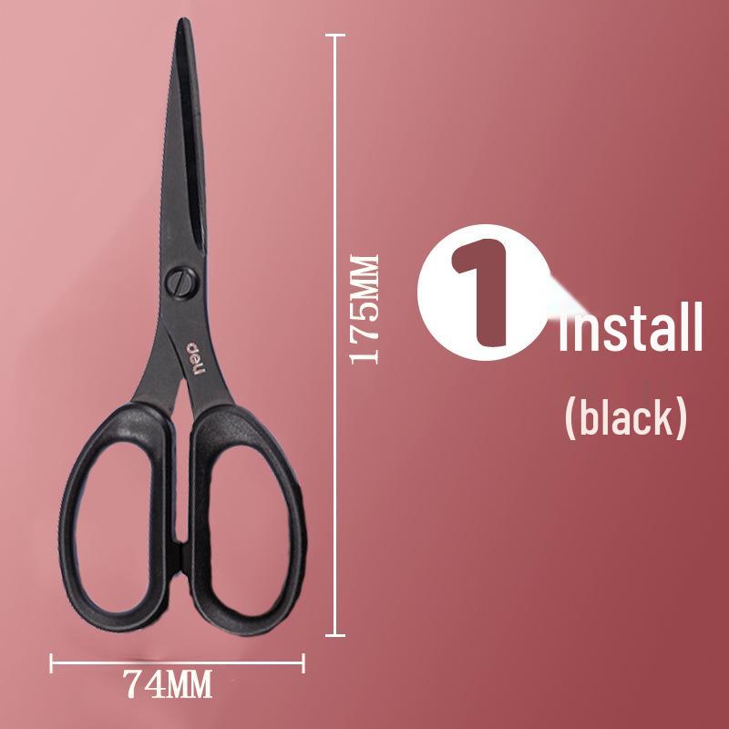 Deli 6010 Stainless Steel Craft and Office Scissors: Safe, Sharp Cutting for Home, Sewing, and Paper