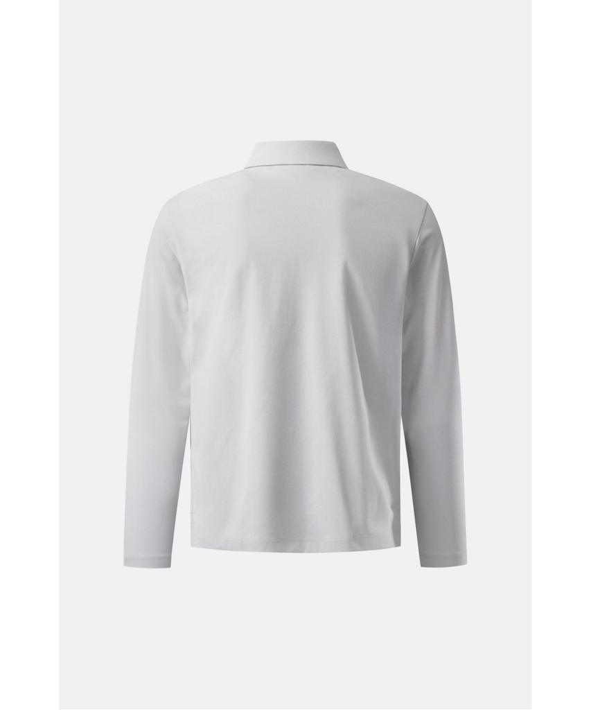 Koolongseupocheu Men'S Basic Polo Long Sleeve T-Shirt Tltbx26101Gry