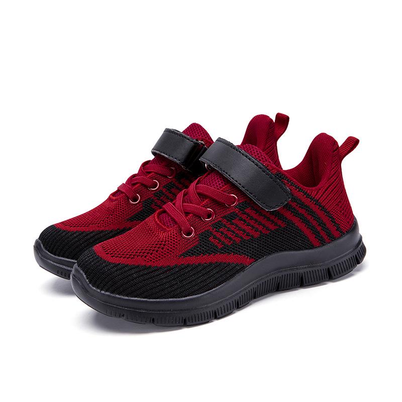 Baskets d'été respirantes en Flyknit colorées pour enfants pour l'école - Tendance et confortables pour garçons et filles