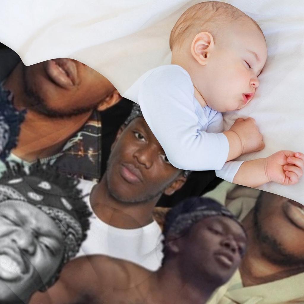 ksi photo collage Throw Blanket Softest Thins Beach cosplay anime Blankets