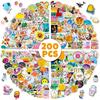 200 Small Fresh Stickers, Suitcase Waterproof Graffiti Travel Case Stickers