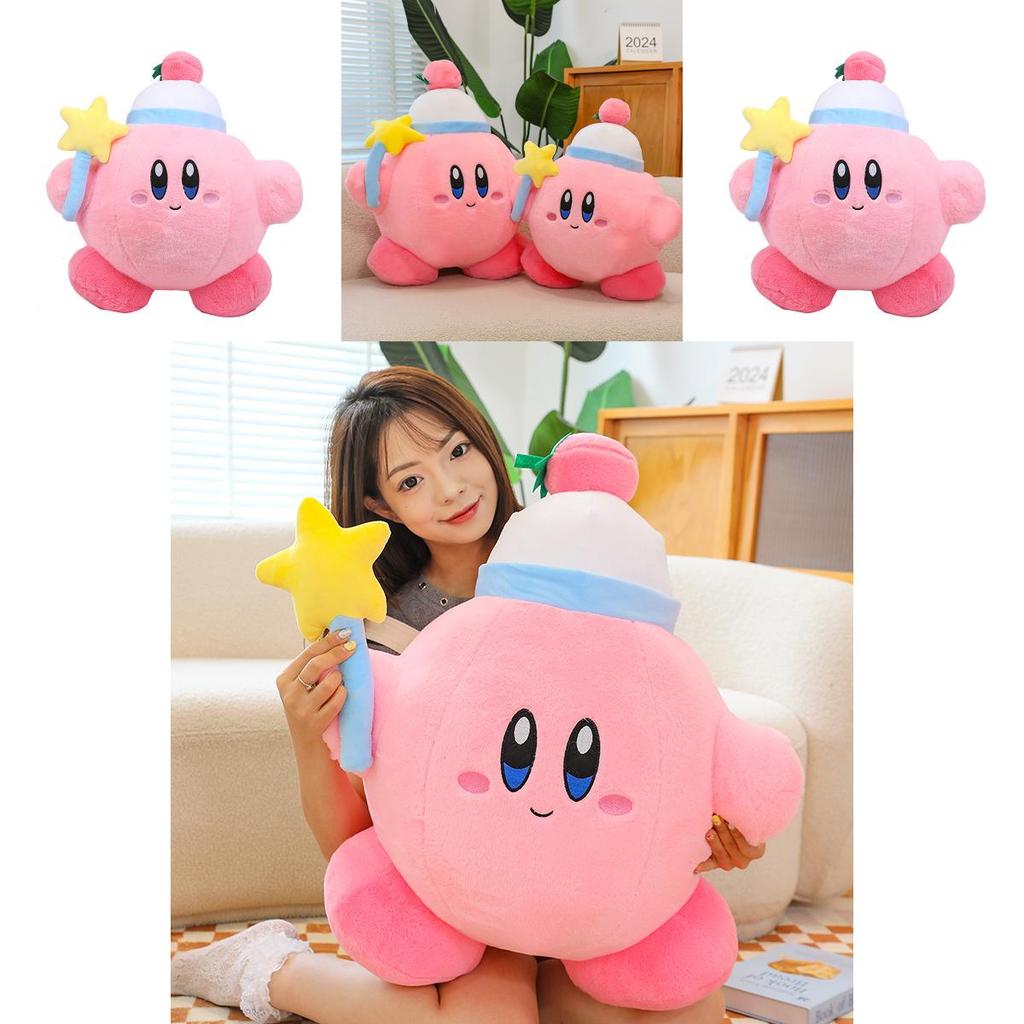 Kirby Plush Toy Sleeping Pillow With Soft Pp Cotton For Girls Birthday Gift