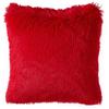 Long Plush Pillow Case Machine Washable Faux Furs Fabric Square Cushion Cover with Zippers Seasonal Home Decors