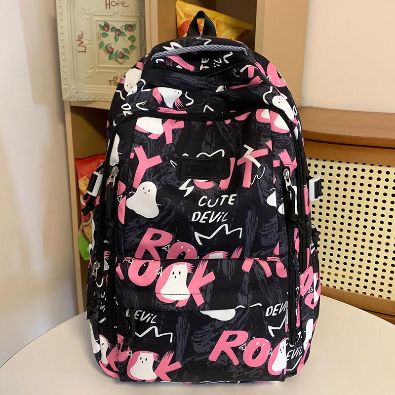 

Детские школьные ранцы Ученики начальной школы Девочки Ученики средней школы Студенты колледжа Рюкзаки с принтами