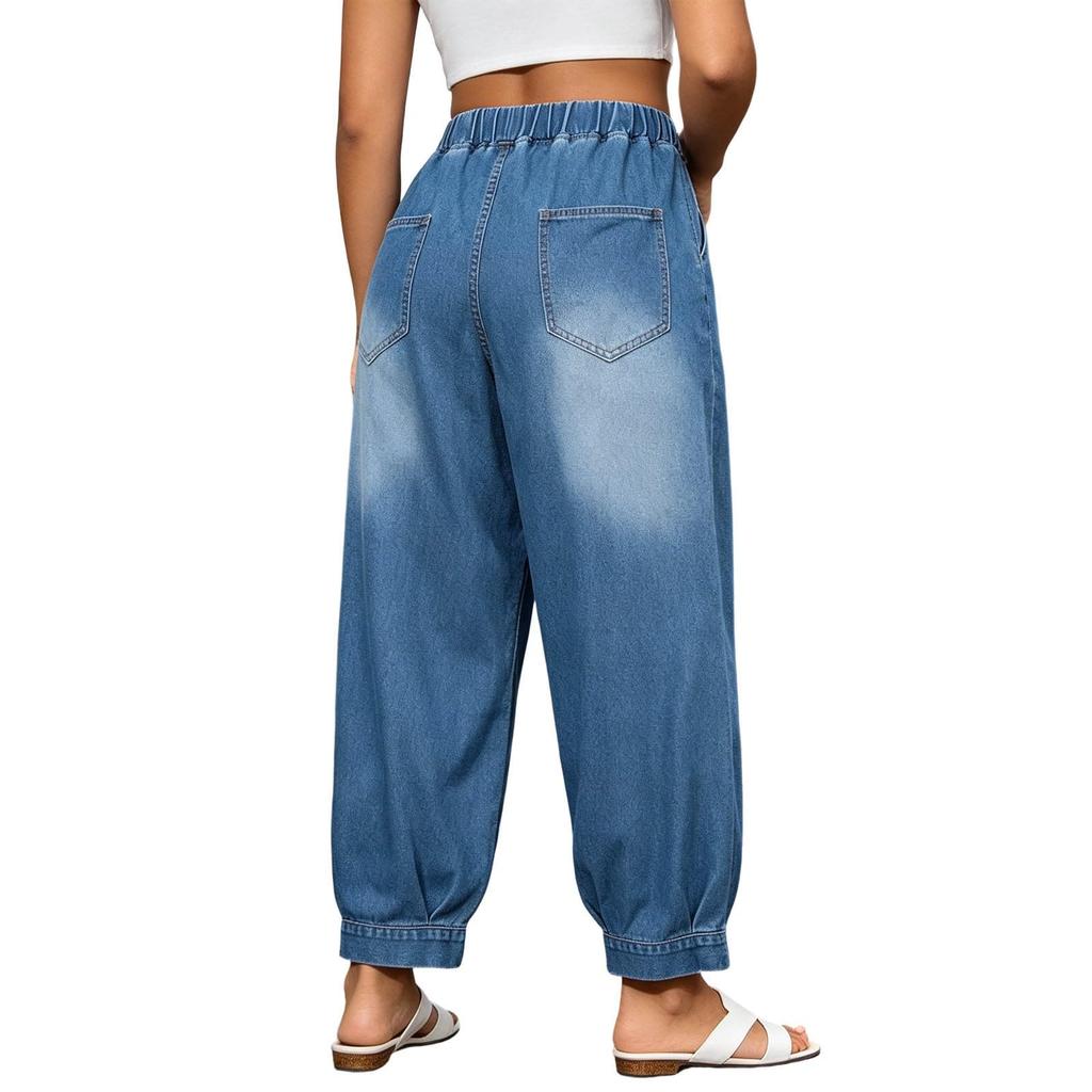 Women's Wide Leg Jeans Loose Fit Casual Denim Pants for Everyday Outfits