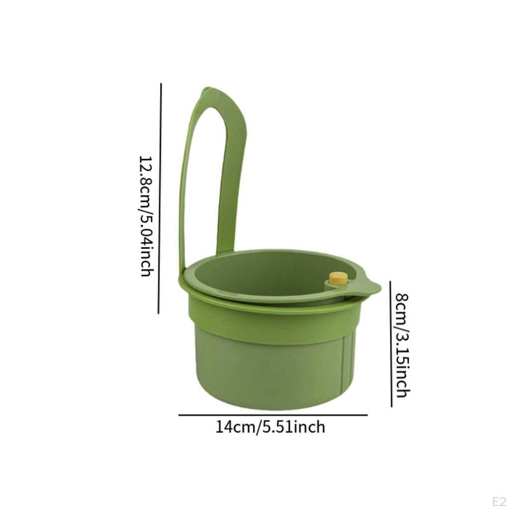 Faucet Hanging Sink Strainer Drainer Rack Detachable Food Waste Kitchen Basket for