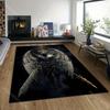 1PC Dark angel with swords halo Print Carpet Rug for Living Room Bedroom Sofa Doormat Home Decor Non-slip Floor Mat