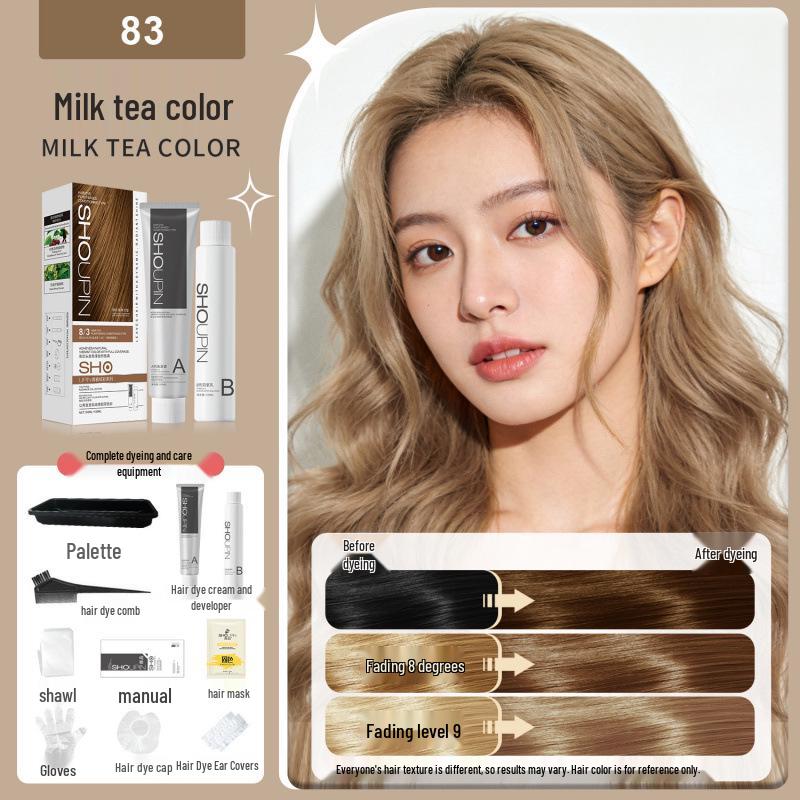 Premium Gift Box: Natural Black & Gray-Brown Linen Hair Dye Cream - Youthful, Vibrant, Plant-Based Formula