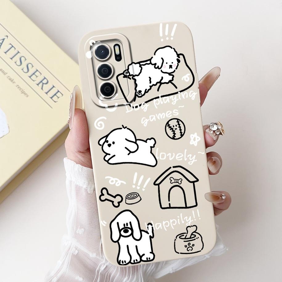 For OPPO A16 Case A16S A54S Soft Silicone Phone Case For Oppo A16 CPH2269 Cartoon Fundas For OPPOA16s CPH2271 Cover A 54s Bumper