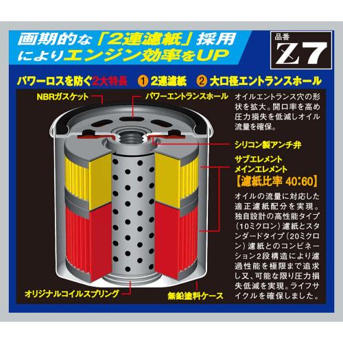 PIAA Oil Filter Oil Element Twin Power [High-performance Element with Dual Filter Paper Structure Developed by Our Company] 1 Piece for Subaru/Isuzu C