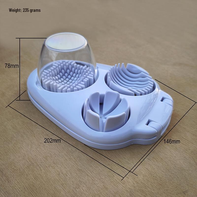 Three-in-One 430 Stainless Steel Egg Slicer & Petal Cutter Tool