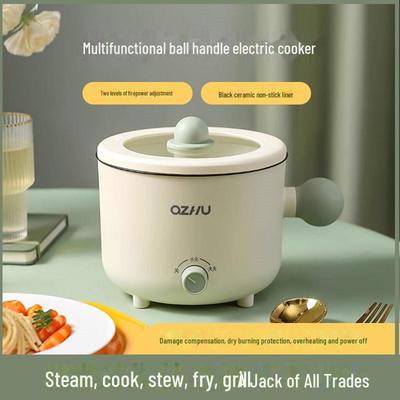 Mini Electric Cooker: Non-Stick Pot for Dorm Cooking, Stir-Fry, and Noodles – Compatible with UK & EU Standards