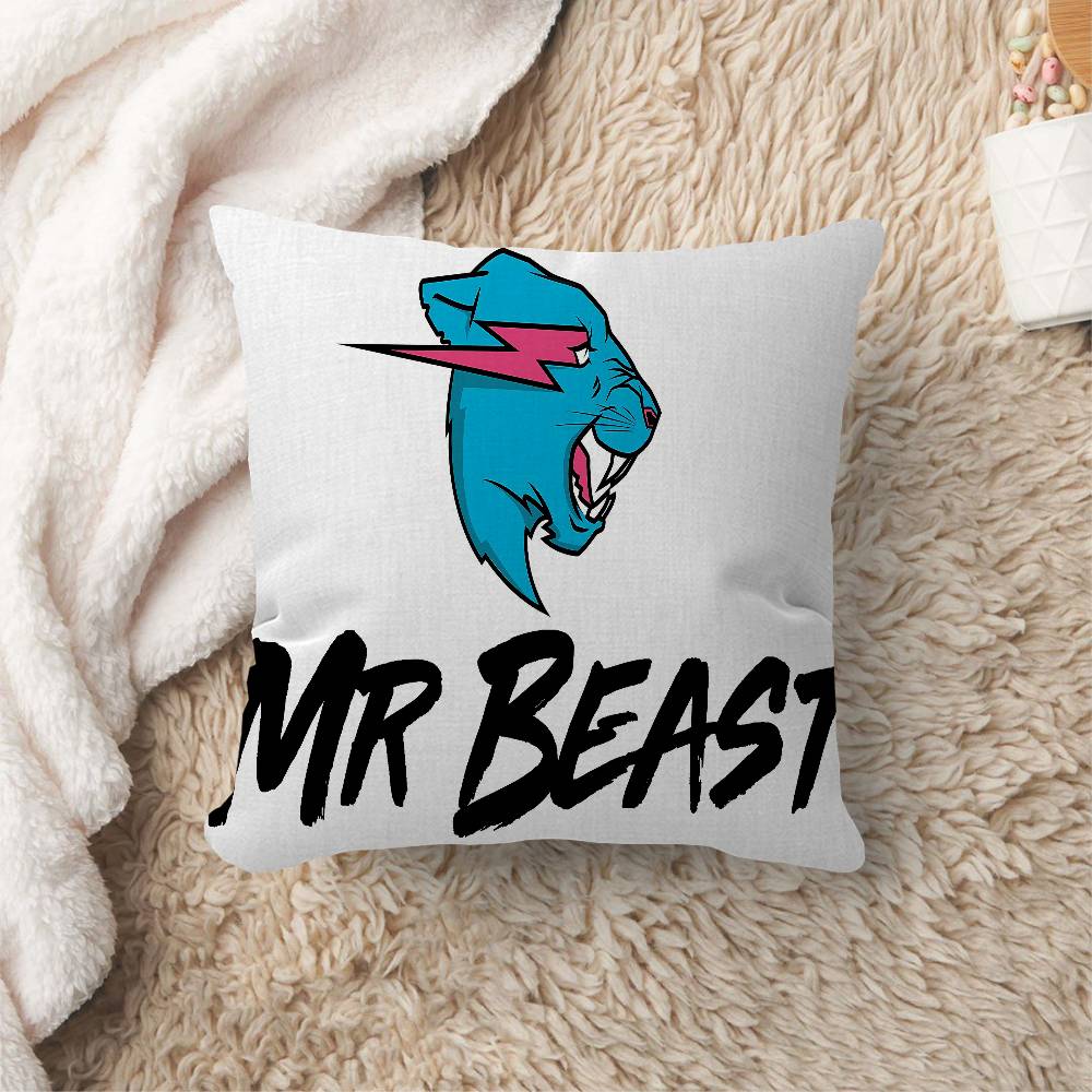 Individual Creato Mr-B-Beast 45*45Cm Cushion Cover Pillow Cover Decor Pillowcase Home Pillowcase For Couch Pillow
