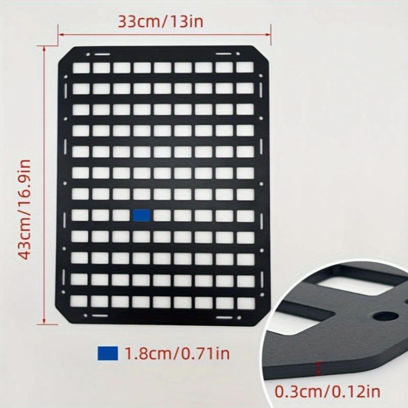For Multi-functional seat tactical pegboard Car pegboard modification accessories car sun visor pegboard