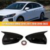 For Hyundai IONIQ 2016- Car Sticker Rearview Side Mirror Cover Wing Cap Exterior Door Rear View Case Trim Carbon Fiber Look