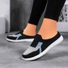 Women's Shoes Spring and Summer New One-pedal Breathable Fly-woven Soft Sole Casual Half-drag
