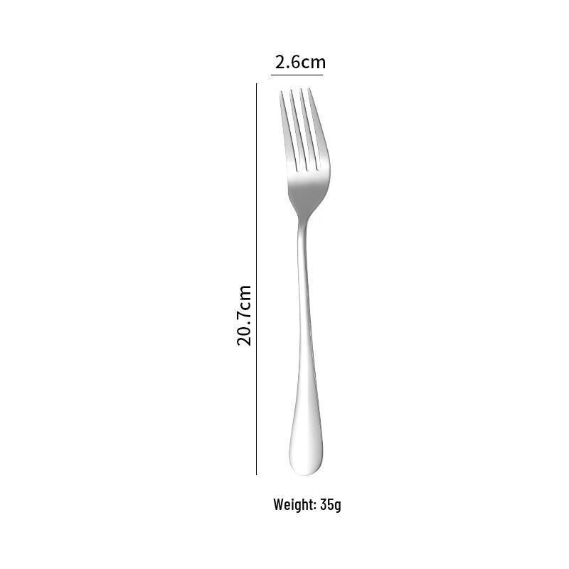 ZISIZ Stainless Steel Dessert Fork Set