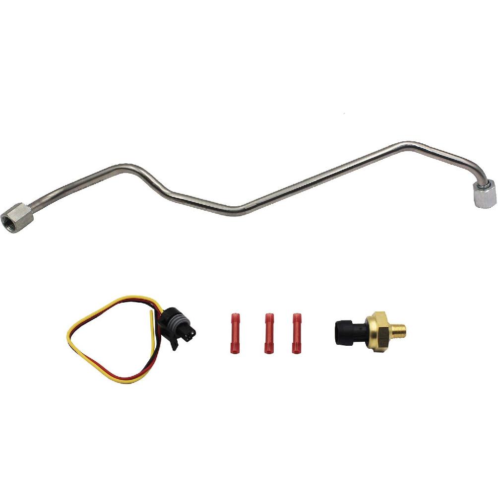 Exhaust Back Pressure EBP Tube Sensor & Wire Replacement For 1999-2003 Ford 7.3L Powerstroke Diesel- Exhaust Back Pressure Sensor Tube