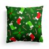 Fresh Green Christmas Pillow Cover Home Ornament Pillow Sleeping Pillow Cushion Cover Premium Durable Quality Useful