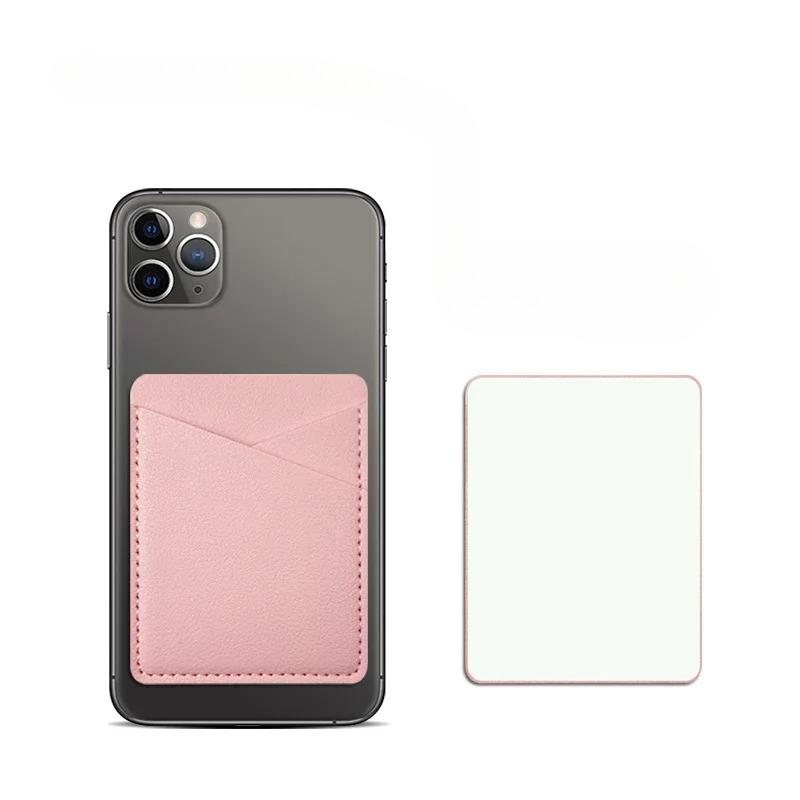 

Чехол-кошелек для телефона из ПУ кожи, Самоклеящийся держатель для кредитных ID-карт, Модная наклейка на заднюю крышку, Горячая распродажа