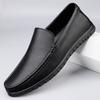 Genuine Leather Loafers Shoes Fashion Soft Sole Leather Moccasins Shoes Young Men Business Walking Flats Comfort Driving Shoes