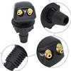 ABS Plastic 2 Pcs Washer Nozzles Strong Useful Anti-corrosion Anti-wear Durable High Efficiency High Quality High Safety