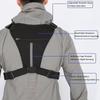 Men's Tactical Chest Pack Outdoor Sports Cycling Vest Multifunctional Front Backpack for Hiking Running