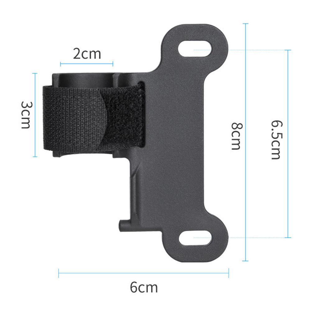 8*6*2cm Fahrradpumpe Halterung Fahrrad Inflator Schwarz Befestigungsclip
