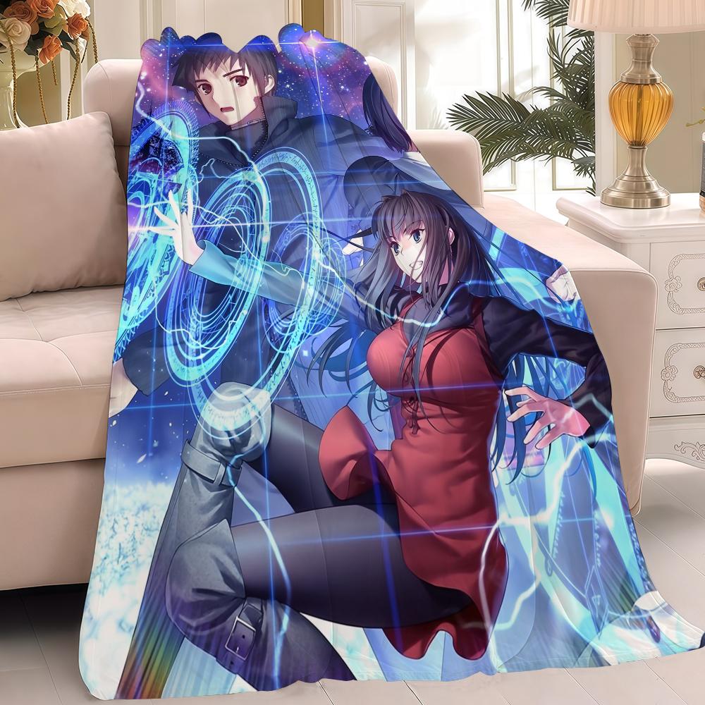 Game Witch on the Holy Night Blanket Warm Soft Suitable For Bedroom Sofa Bed Living Room Office Travel Camping Gifts