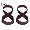 Non-slip Lifting Straps 2Pcs Figure 8 Strap Men Women Anti-Slip Weightlifting Grip Band Fitness Wrist Bands Bodybuilding Powerlifting Strength