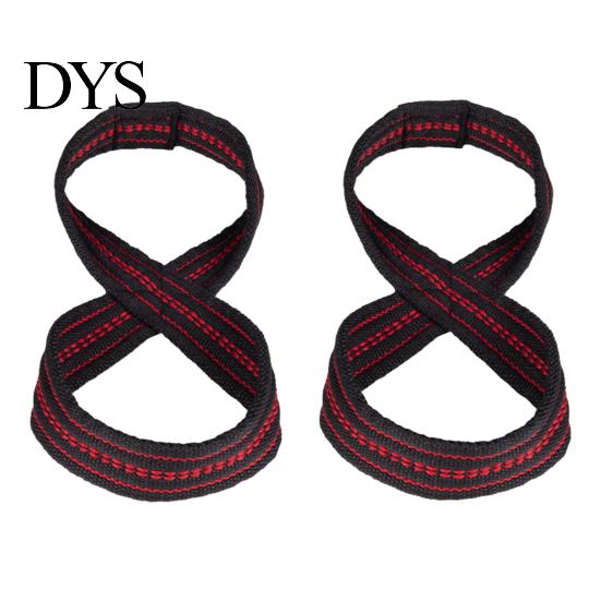 Non-slip Lifting Straps 2Pcs Figure 8 Strap Men Women Anti-Slip Weightlifting Grip Band Fitness Wrist Bands Bodybuilding Powerlifting Strength