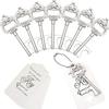 Vintage Key Style Bottle Opener, 50-Pack for Weddings & Parties