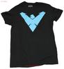 Nightwing T-Shirt für junge Erwachsene Klassisch Sauberes Blaues Logo Vintage Unisex Vielseitiges Oberteil Für Den Alltag Stilvolle Mode
