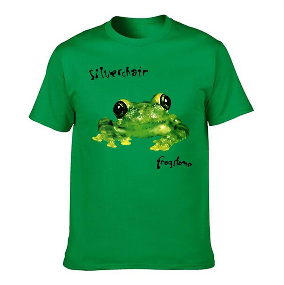 Unisexs Cotton Tshirt Silverchair Frogstomp Album Graphic Print Short Sleeve Casual Tee For Rock Music Fans