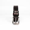 Men's Retro Business Belt - Genuine Cowhide Leather with Alloy Pin Buckle and Embossed Design