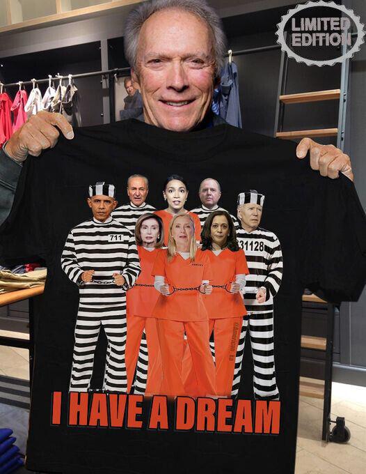 HOT I Have A Dream Funny Biden T-Shirt Cotton Black S-5XL 1N025 Unisex T-Shirt XXXXL