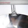 Stainless Steel Non-Stick Round-Bottom Wok for Home or Hotel Gas Stoves, Thickened Stir-Fry Pan Without Coating.