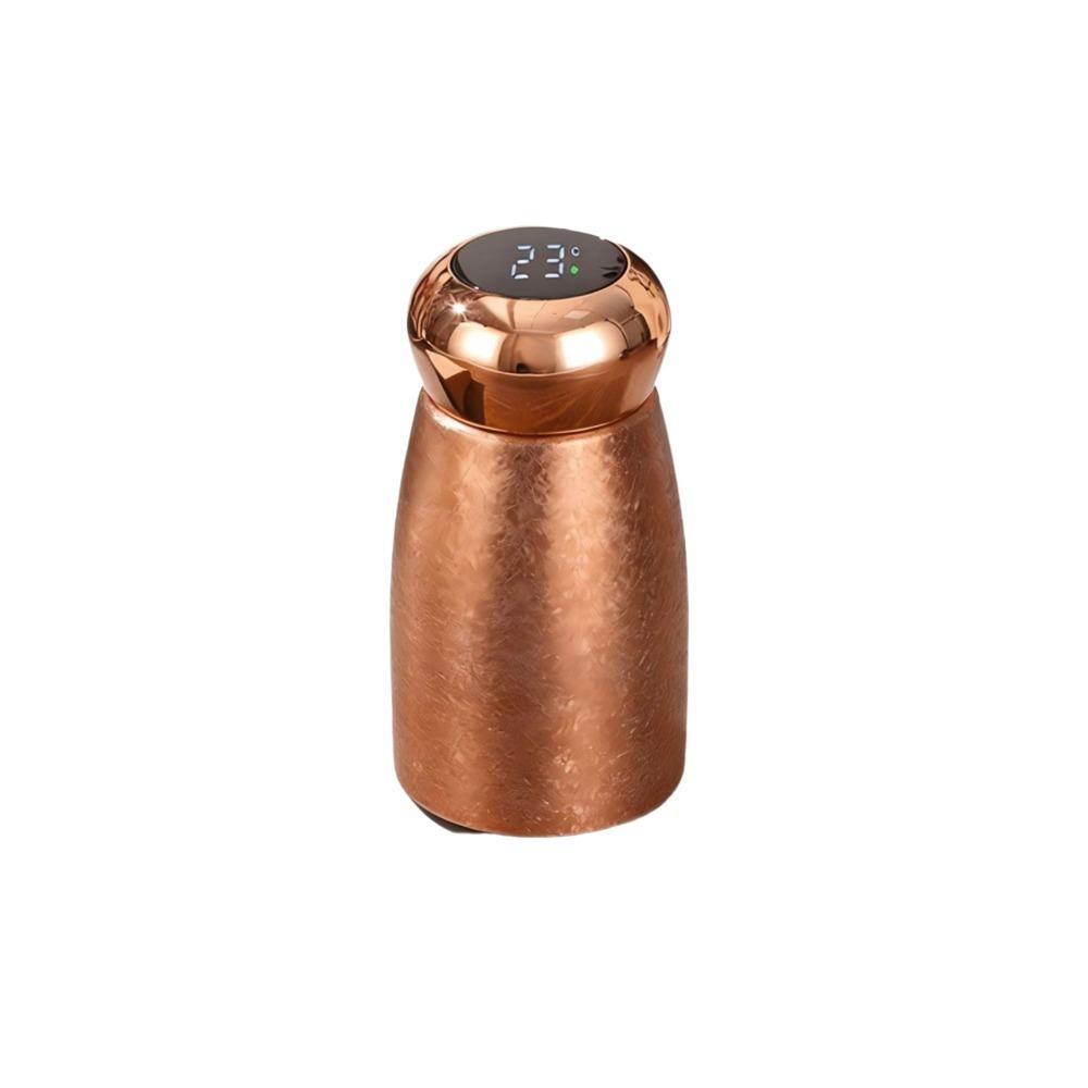 

Portable Smart Temperature-Displaying Cup Mushroom-Shaped Temperature-Displaying Mini Thermos Cup Leak Proof 230ml золотий