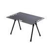 Portable Outdoor Camping Aluminum Alloy Lightweight Foldable Tactical Table Storage Rack Blackened Wind Picnic Table