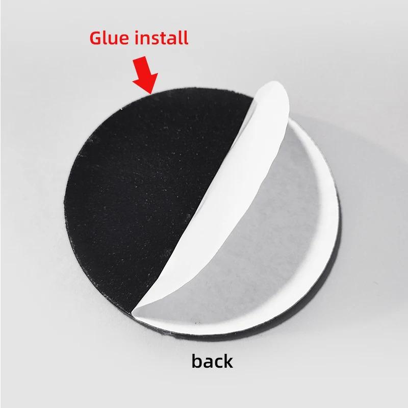 4pcs 56mm Car Emblem Wheel Hub Center Cap Stickers For Tesla Model S Model3 Model Y X Tire Center Cover Badge Decal Accessories