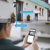 Icsee Wireless WiFi Surveillance Camera: HD, Full-Color Night Vision, Three-Screen, Remote Mobile Monitoring, Outdoor Use.