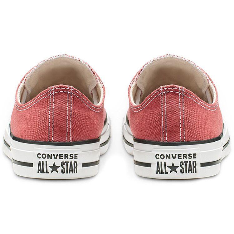 Converse Chuck Taylor All Star Comfortable Versatile Low Top Canvas Shoes Unisex Sneakers Red White 164935C