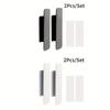 Classic Style Plastic Self-Adhesive Handles for Windows and Cabinets - Easy Installation, No Glue Required, Suitable for Glass, Tile