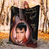 Elvis Flanelldecke Weiche Ganzjahres-Kuscheldecke, Design für Camping, Autoreisen, Wandern Sofa, Bett, Büro Perfektes Geschenk für Partys