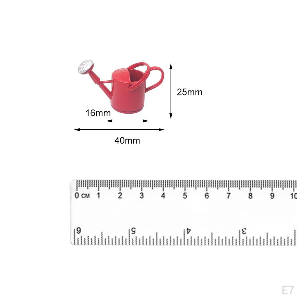 1/1 Dollhouse Miniature Watering Can Model for Children Dolls Access Kitchen Decor