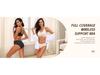 European and American Seamless Jelly Soft Support Wireless Gathered Bra