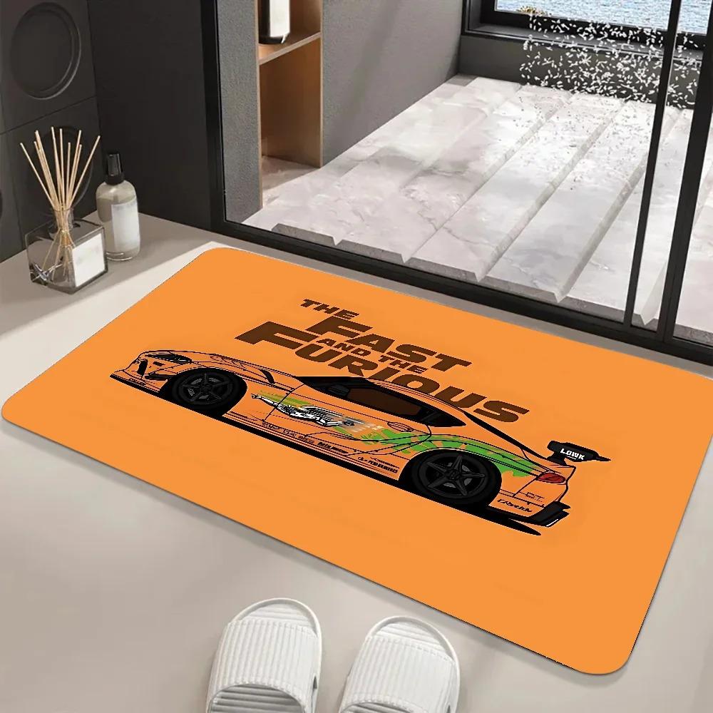Cool Racing Printed Door Mat Anti Slip and Easy To Clean Suitable for Use As A Bedroom Bathroom Door Mat At Home  Floor Mat  Rug